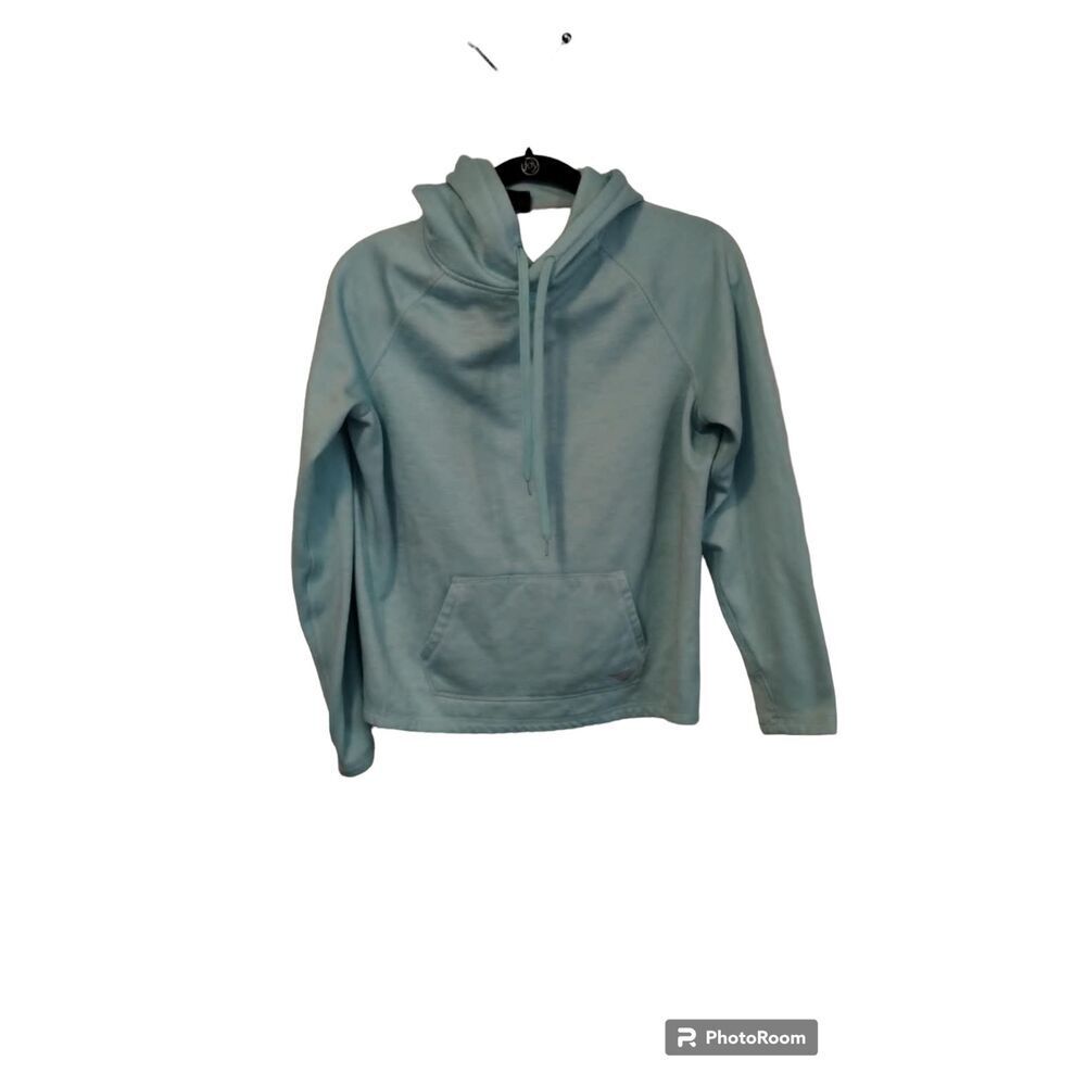 Pony women's light blue hooded sweater with thumb holes‎